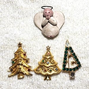 Retro Christmas Brooches 4